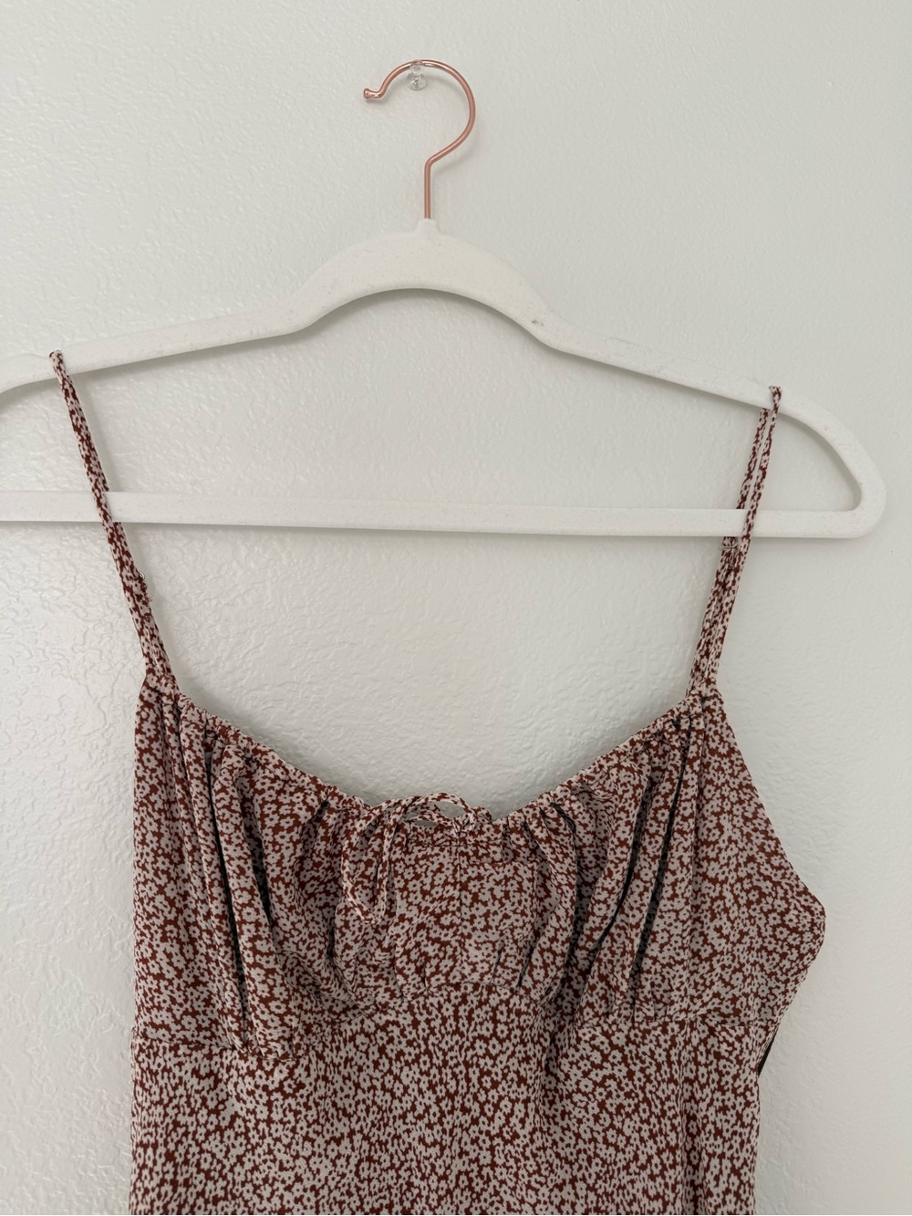 Cute brown summer dress!